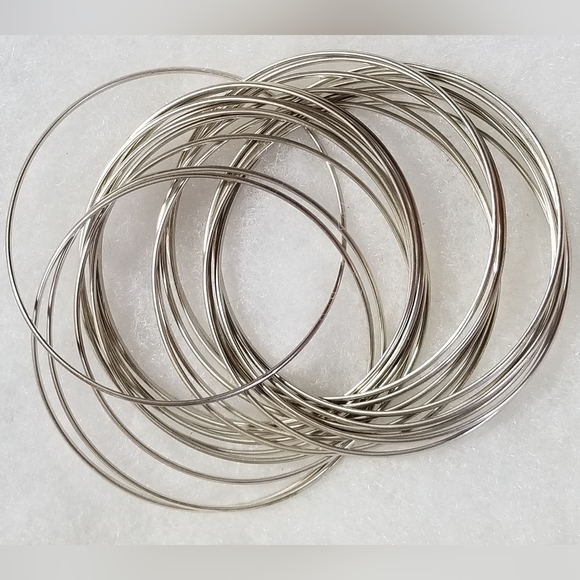 Silpada Sterling Silver 21-Bangle Bracelet - Picture 9 of 12